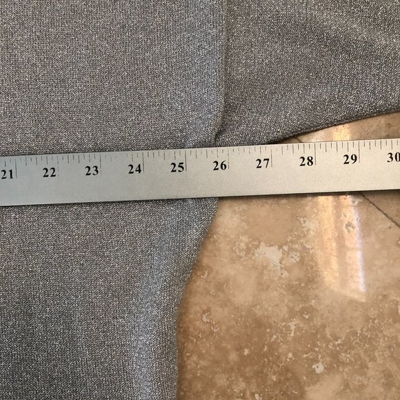 Sparkly Silver Short Sleeve Top by Victoria Woman Priced Too Low For A Discount - Picture 5 of 11